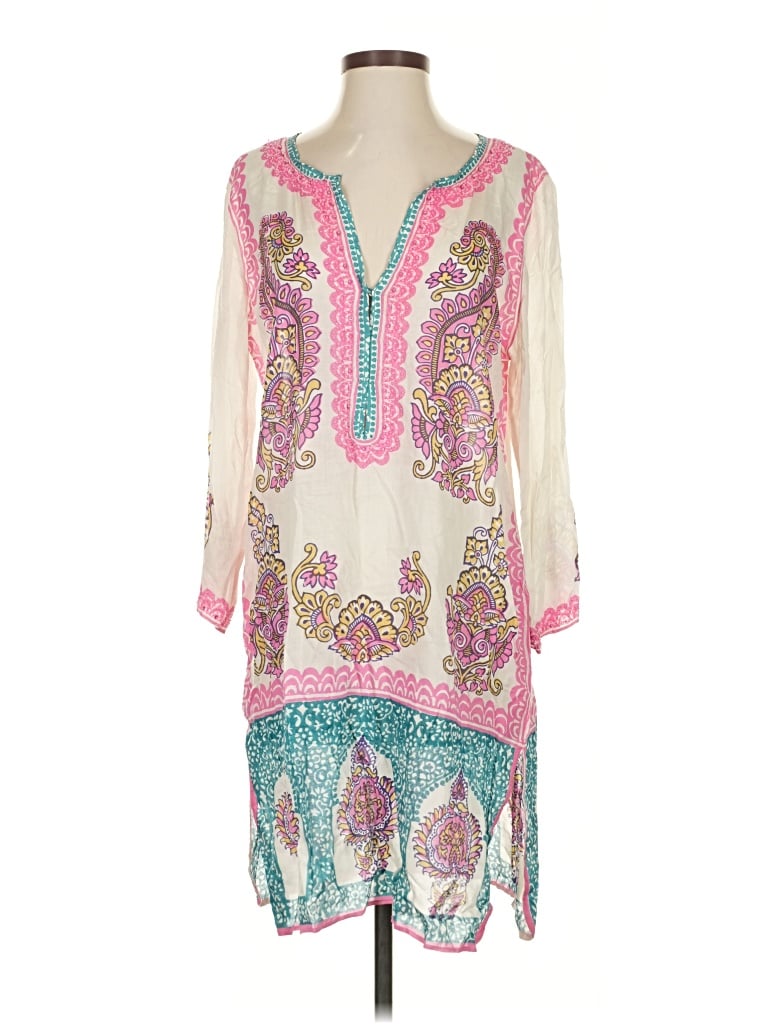 Pre-owned Calypso St Barth Casual Dress In White