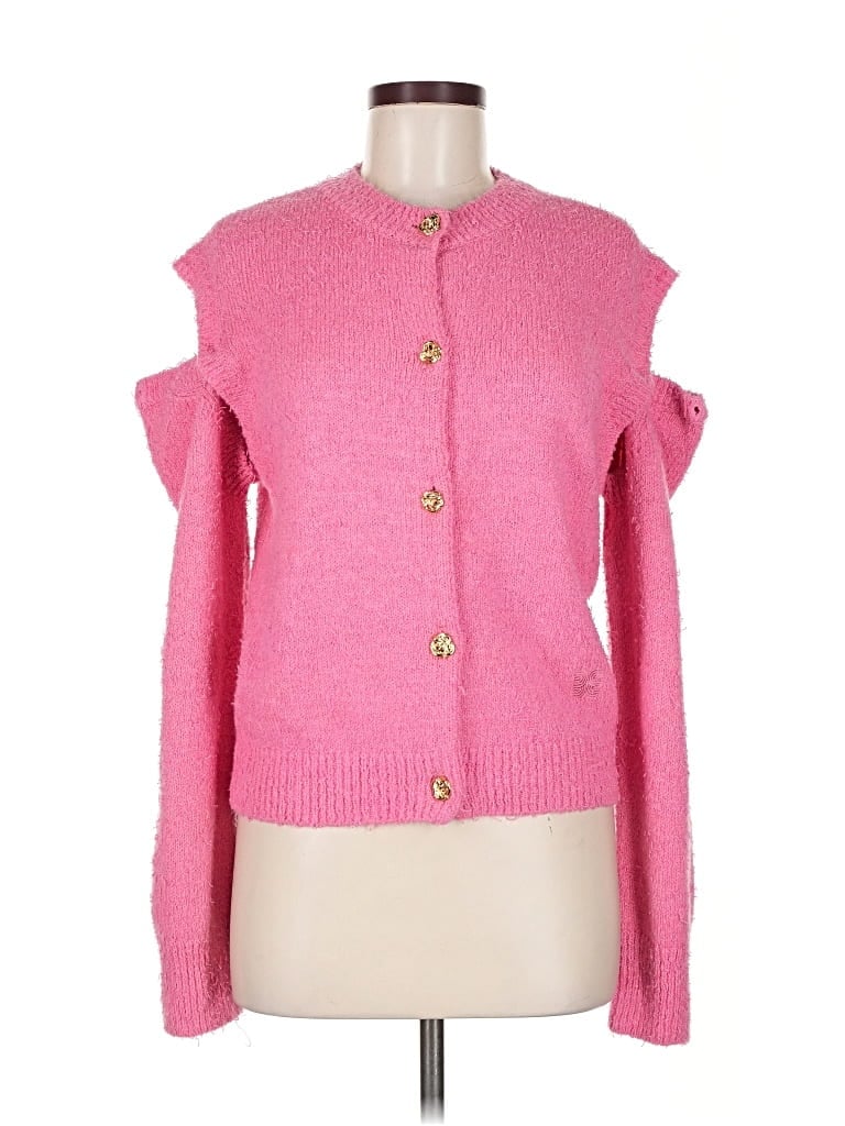 Pre-owned Eenk Cardigan Sweater In Pink