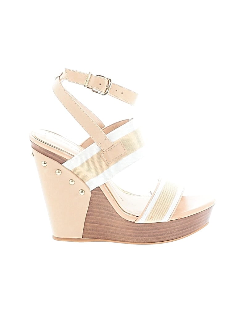 Pre-owned Gianni Bini Wedges In Brown