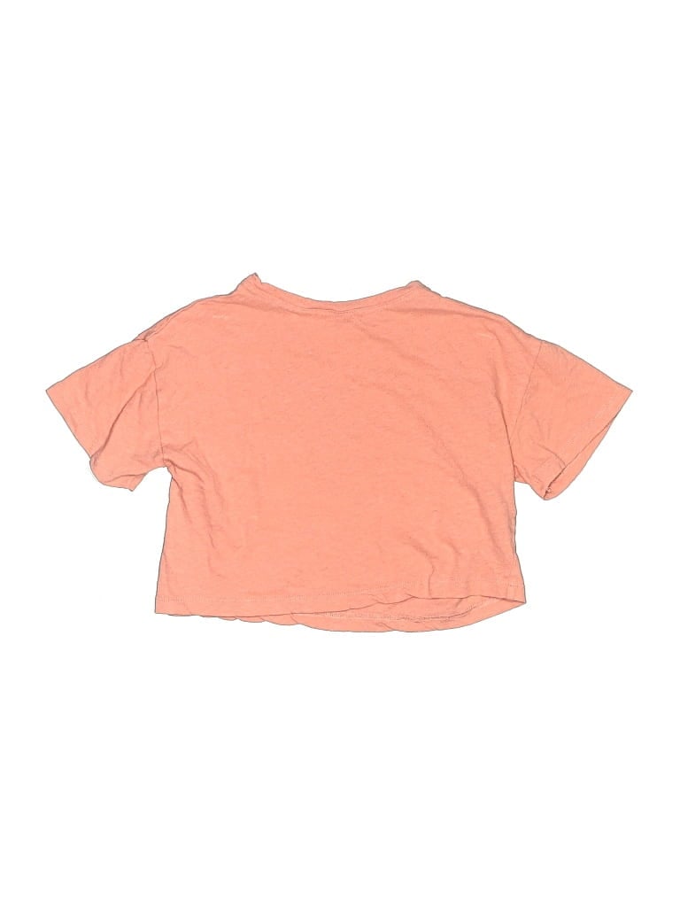 Pre-owned Zara Kids' Short Sleeve T-shirt In Orange