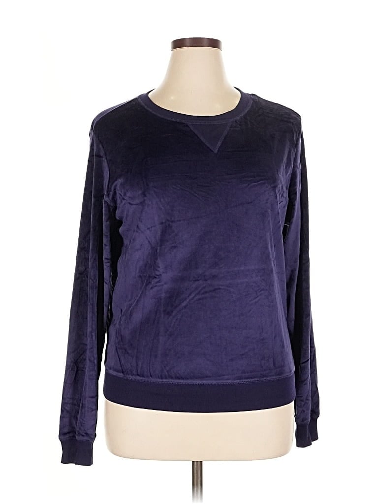 Pre-owned Honeydew Pullover Sweater In Purple