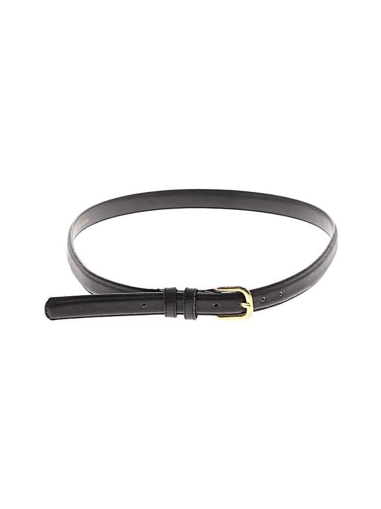 Pre-owned Unbranded Leather Belt In Black