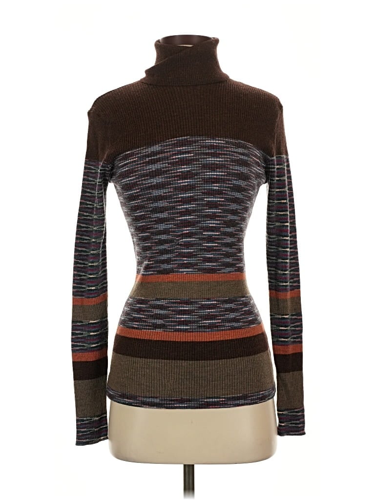 Pre-owned Missoni Turtleneck Sweater In Brown