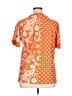 Aimée Orange Short Sleeve Blouse Size XL - photo 2