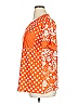 Aimée Orange Short Sleeve Blouse Size XL - photo 5