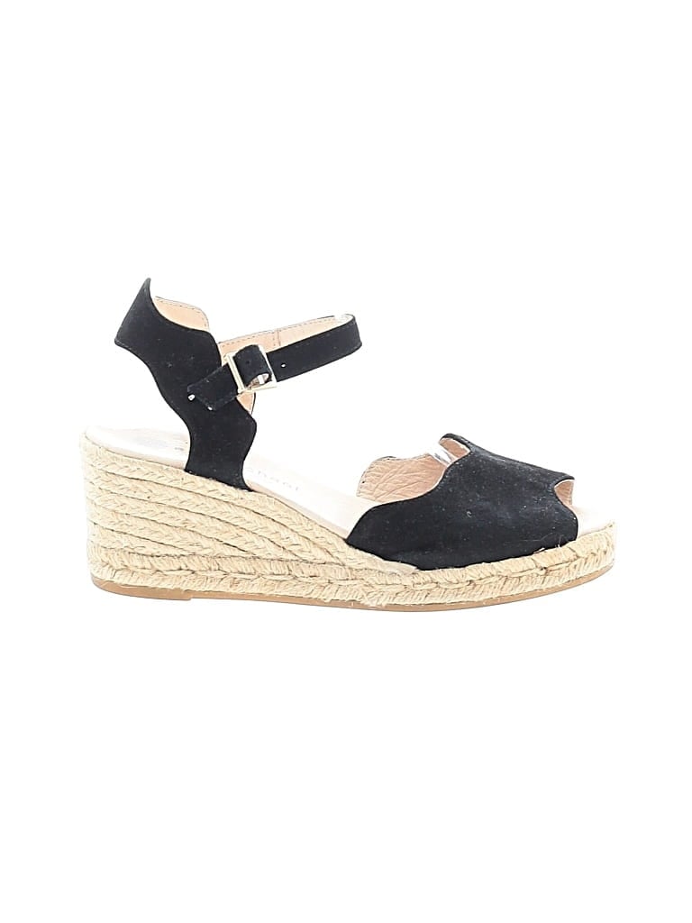 Pre-owned Assorted Brands Wedges In Black