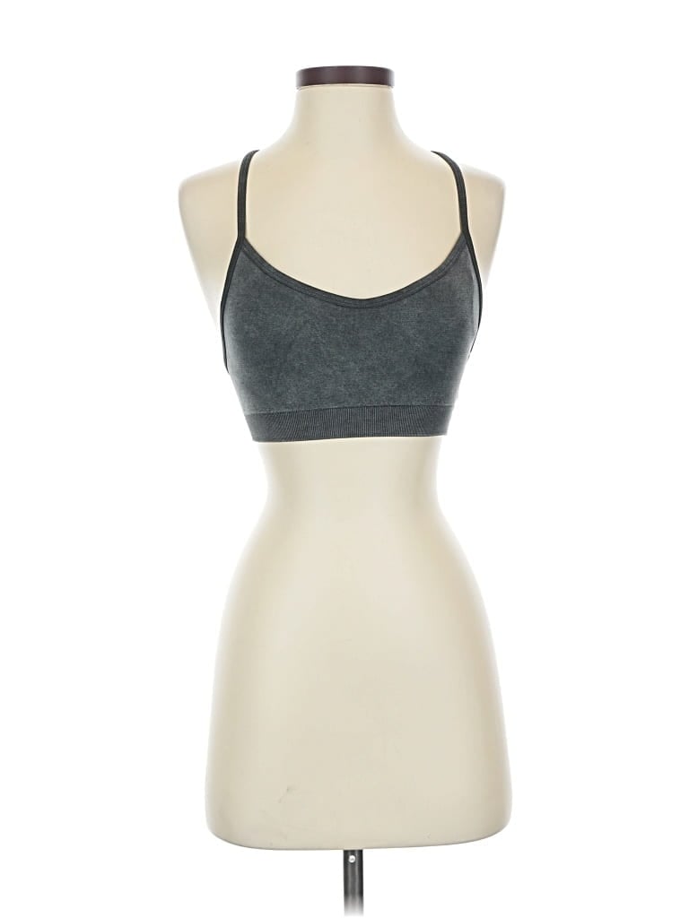 Aerie Tank Top Gray Halter Neckline Tops