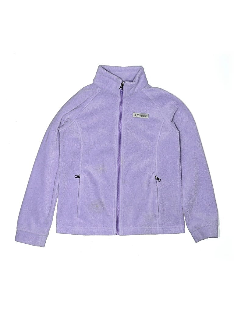 Pre-owned Columbia Kids' Track Jacket In Purple