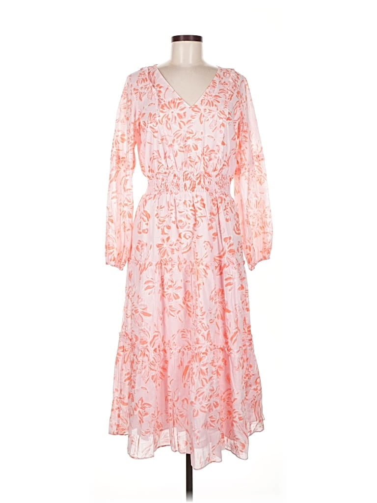 Pre-owned Sail To Sable Casual Dress In Pink