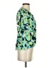 CAbi 100% Polyester Green Short Sleeve Blouse Size XS - photo 4