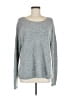 BB Dakota Metallic Silver Pullover Sweater Size M - photo 1
