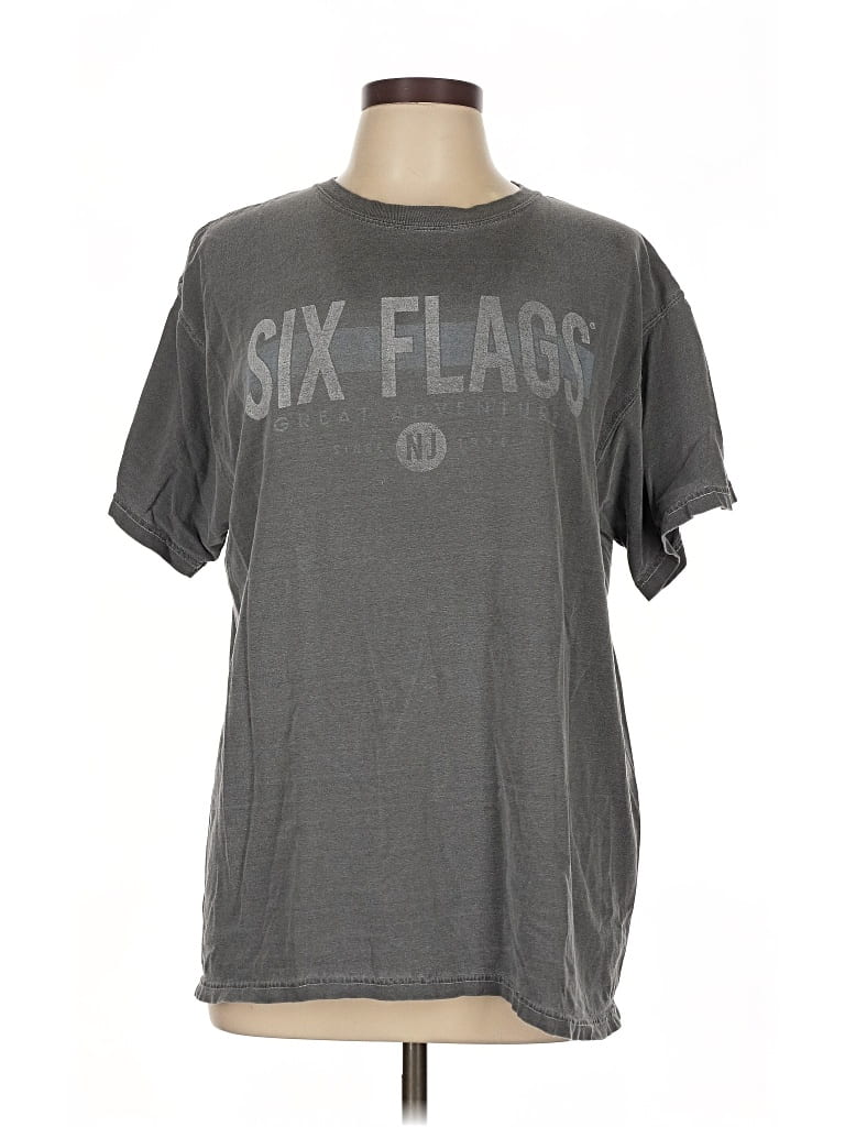 Pre-owned Comfort Colors Short Sleeve T-shirt In Gray