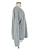 BB Dakota Metallic Silver Pullover Sweater Size M - photo 4