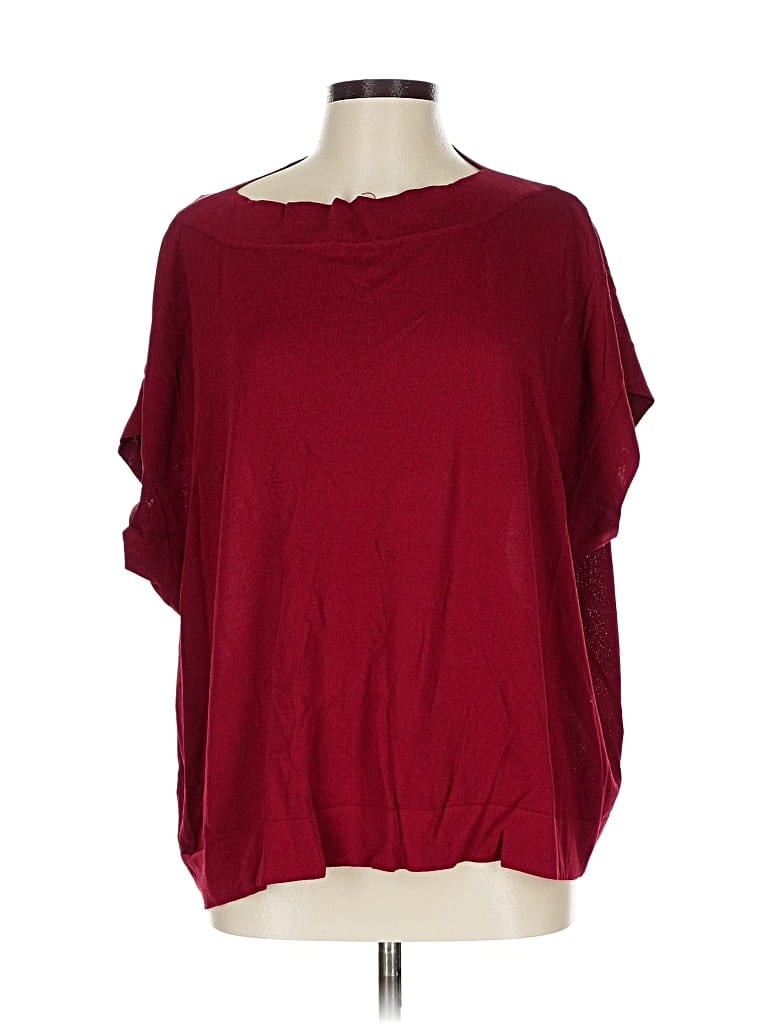 Pre-owned Entro Pullover Sweater In Burgundy