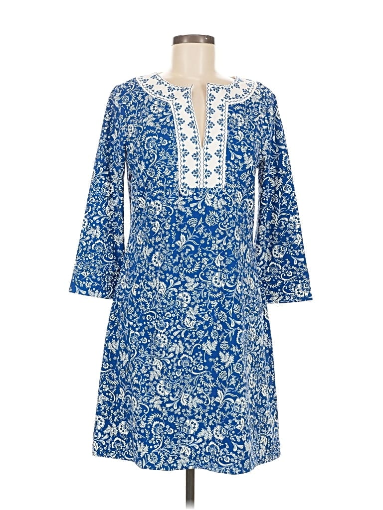 Pre-owned Cabana Life Casual Dress In Blue