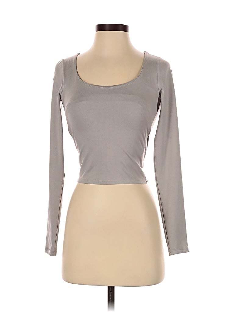 Pre-owned Hollister Cardigan Sweater In Gray