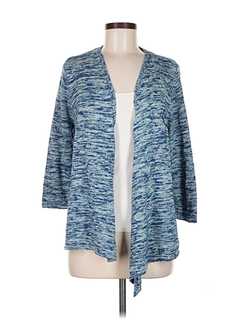 Pre-owned Chico's Cardigan Sweater In Blue