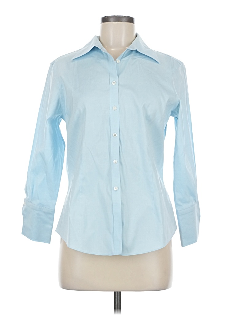 Pre-owned Brooks Brothers Long Sleeve Button Down Shirt In Blue