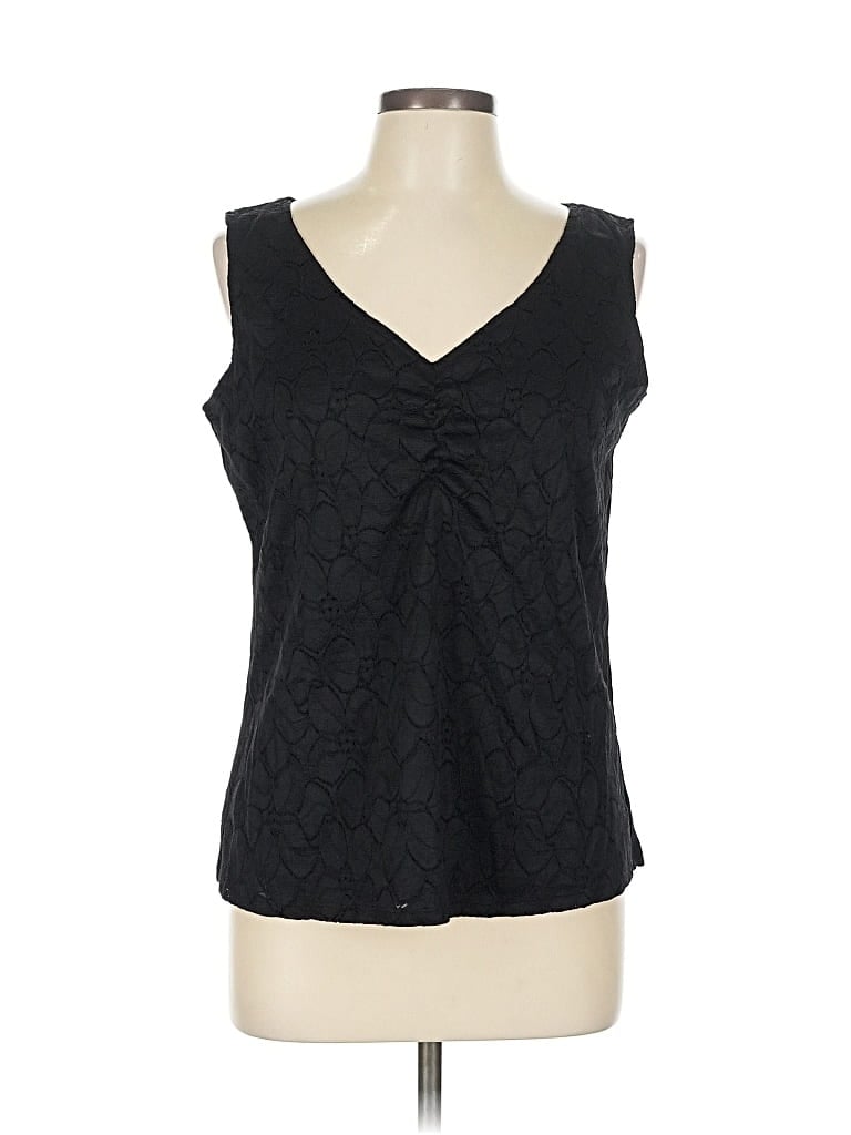 Pre-owned C. Wonder Sleeveless Blouse In Black