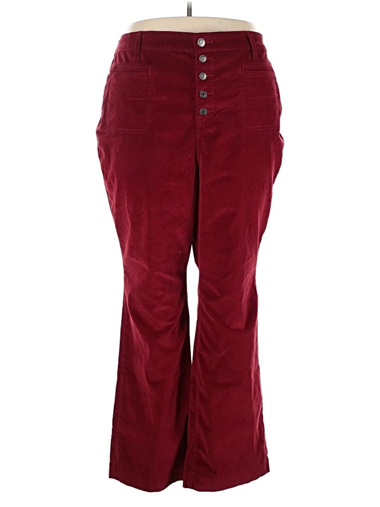 TORRID Pre-owned Casual Pants In Burgundy