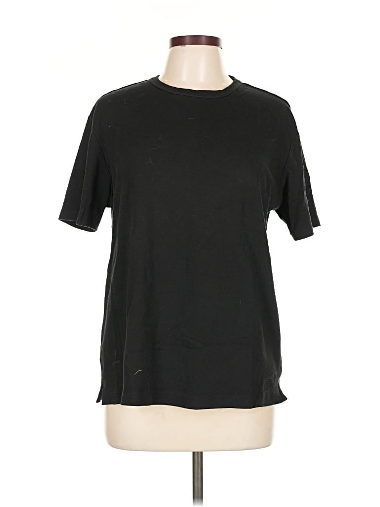 Pre-owned Banana Republic Short Sleeve T-shirt In Black