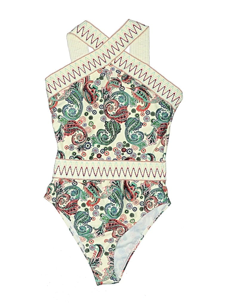 Pre-owned Unbranded One Piece Swimsuit In White