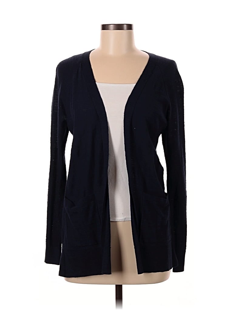 Pre-owned Ann Taylor Loft Outlet Cardigan Sweater In Blue