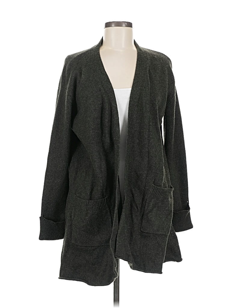 Pre-owned Kori America Cardigan Sweater In Gray