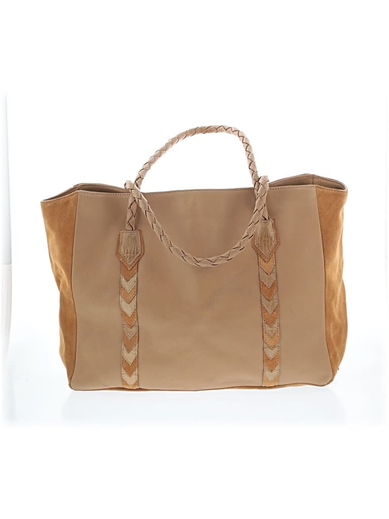 Pre-owned Assorted Brands Leather Tote Bag In Brown