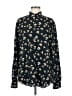 Paul Smith Floral Blue Long Sleeve Blouse Size M - photo 1