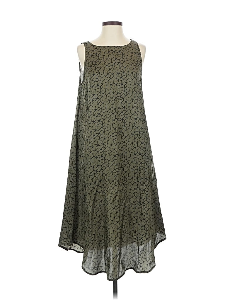 Pre-owned Eileen Fisher Casual Dress In Green