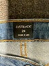 Just Black Stripes Blue Jeans Size 24 waist - photo 7