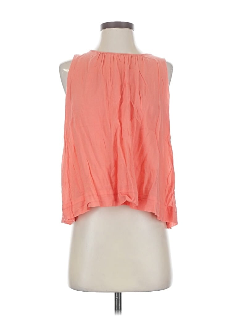 Pre-owned J Brand Sleeveless Blouse In Orange