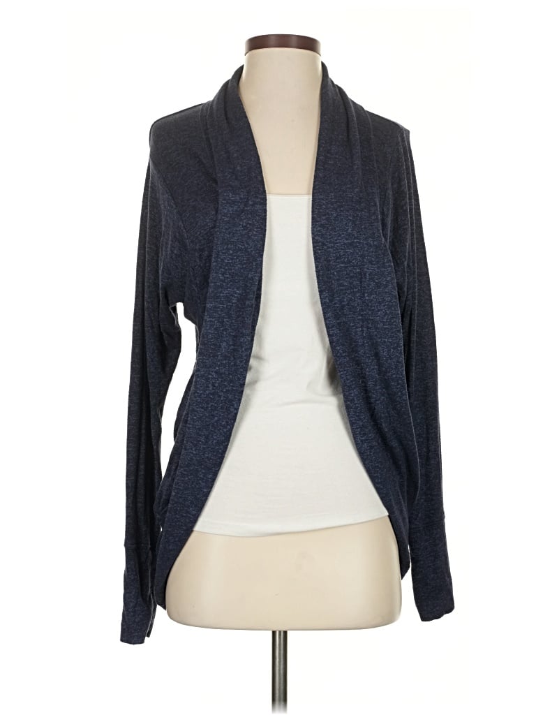 Pre-owned Athleta Cardigan Sweater In Blue
