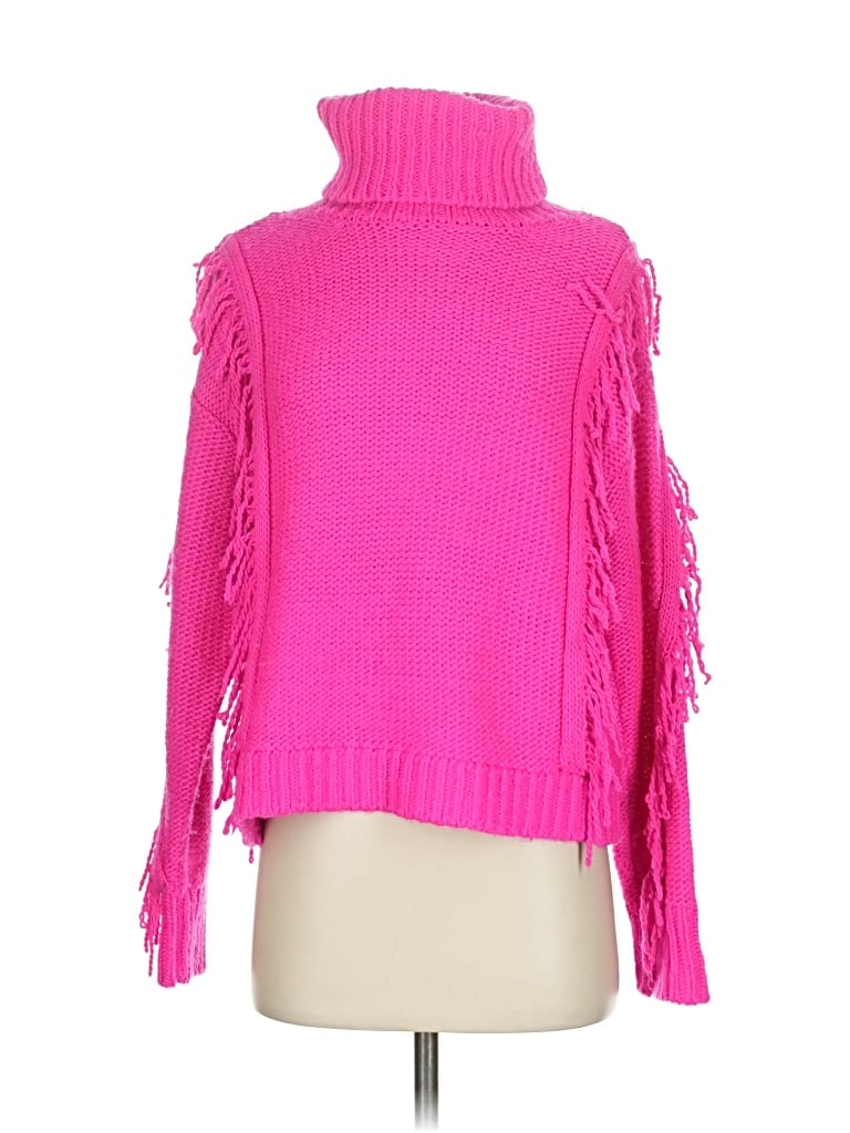 Pre-owned Lou & Grey For Loft Turtleneck Sweater In Pink