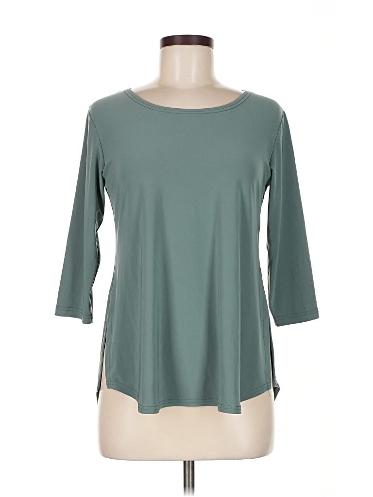 Pre-owned Sympli 3/4 Sleeve T-shirt In Blue