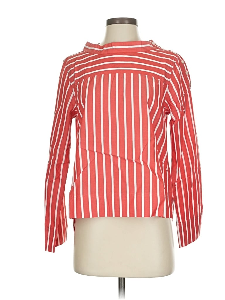 J.CREW FACTORY STORE Pre-owned Long Sleeve Blouse In Red