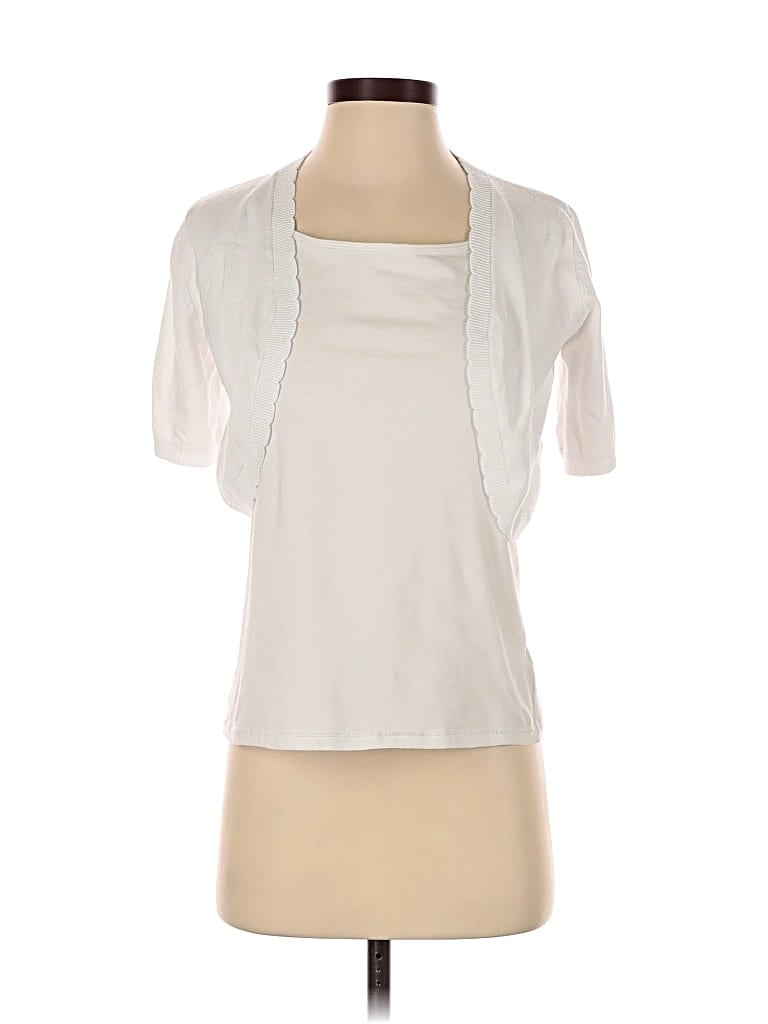 ASSORTED BRANDS Pre-owned Cardigan Sweater In White