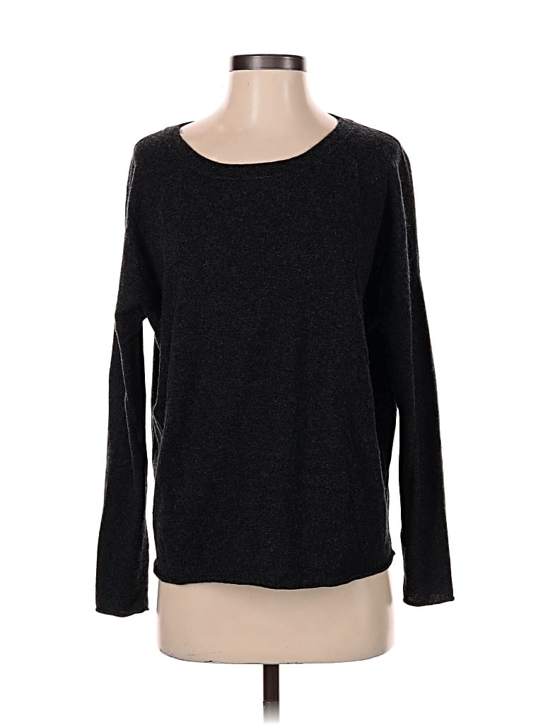 Pre-owned Vince Cashmere Pullover Sweater In Gray