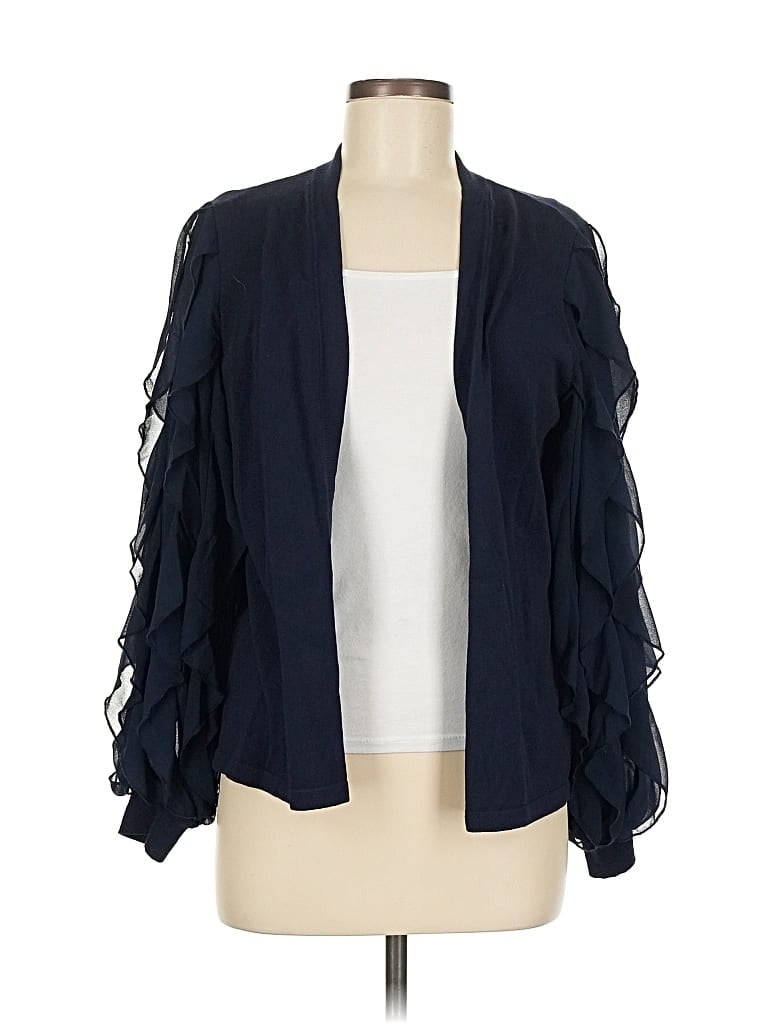 Pre-owned Chico's Cardigan Sweater In Blue