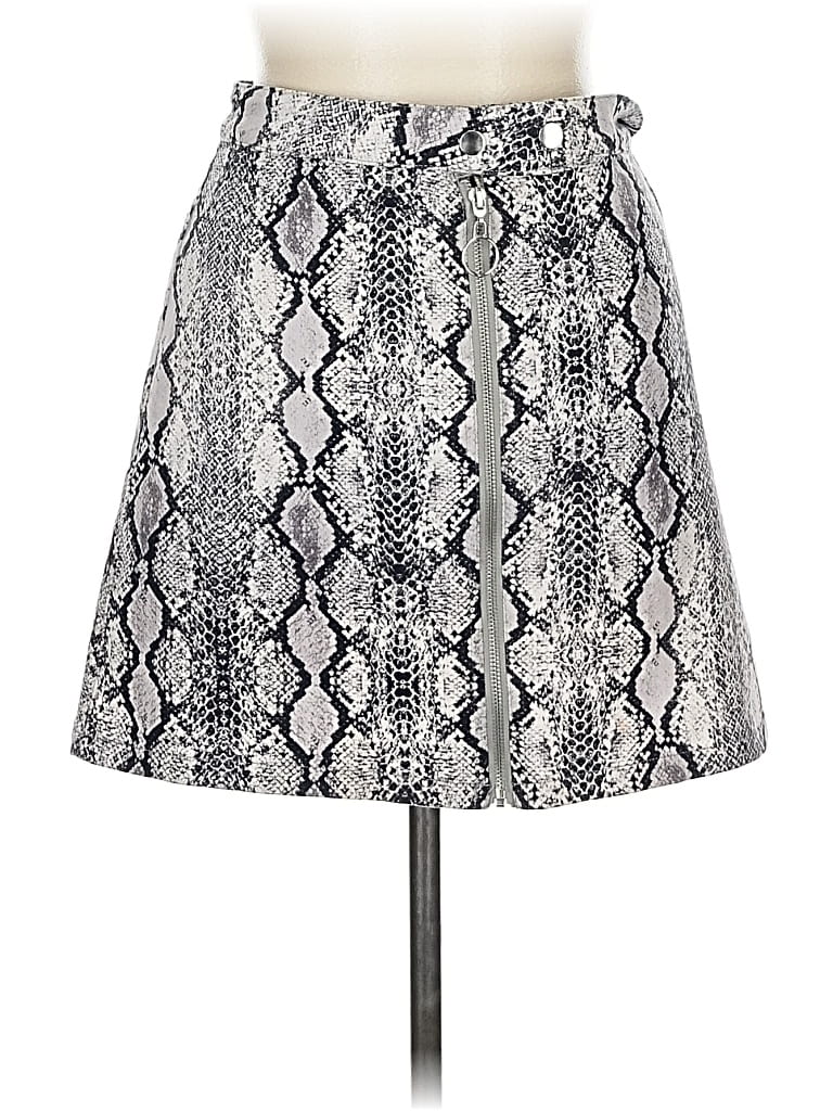 Pre-owned Altar'd State Formal Skirt In Silver