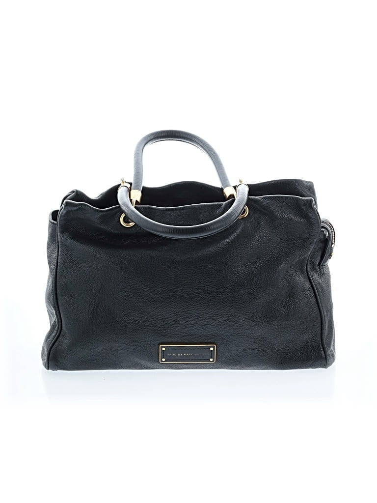 Pre-owned Marc By Marc Jacobs Leather Satchel In Black