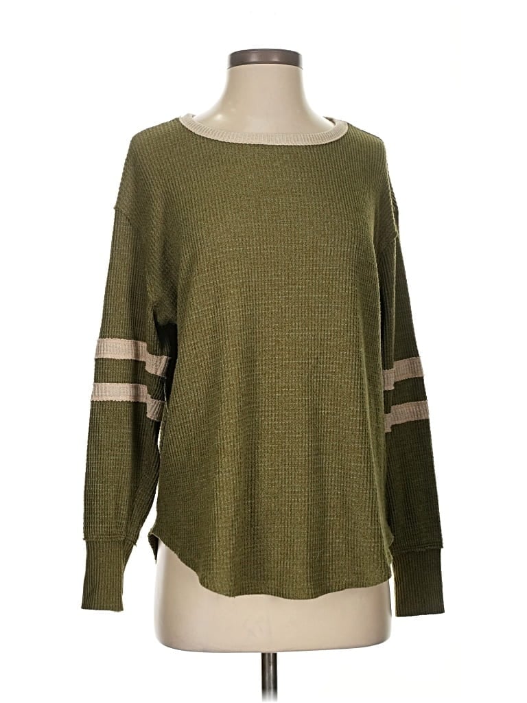 Pre-owned So Long Sleeve T-shirt In Green