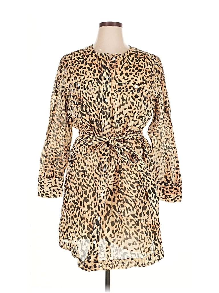 Banana Republic Casual Dress In Brown