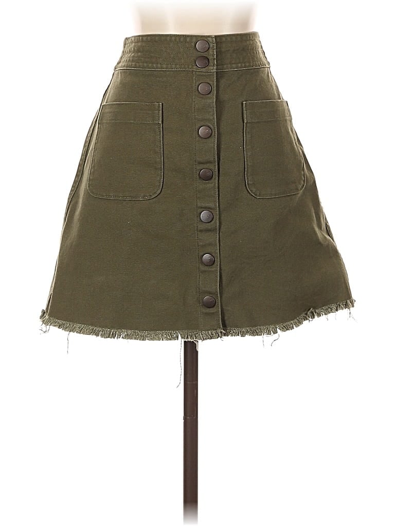 Pre-owned Madewell Casual Skirt In Green