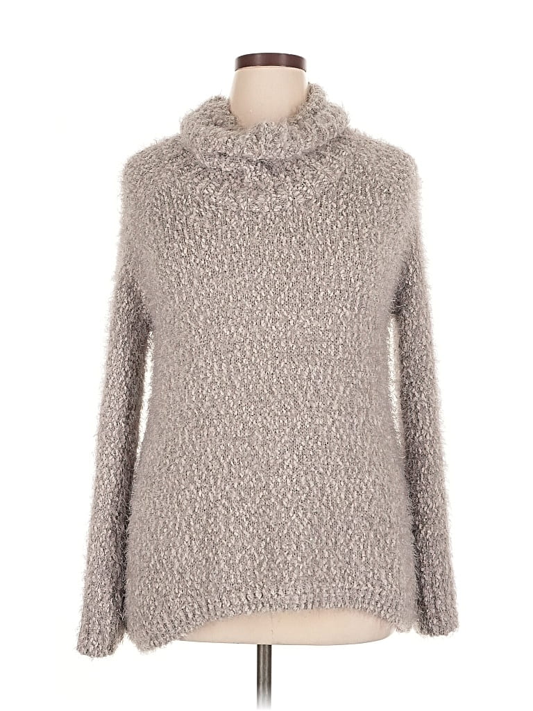 A.N.A. A NEW APPROACH Pre-owned Turtleneck Sweater In Gray