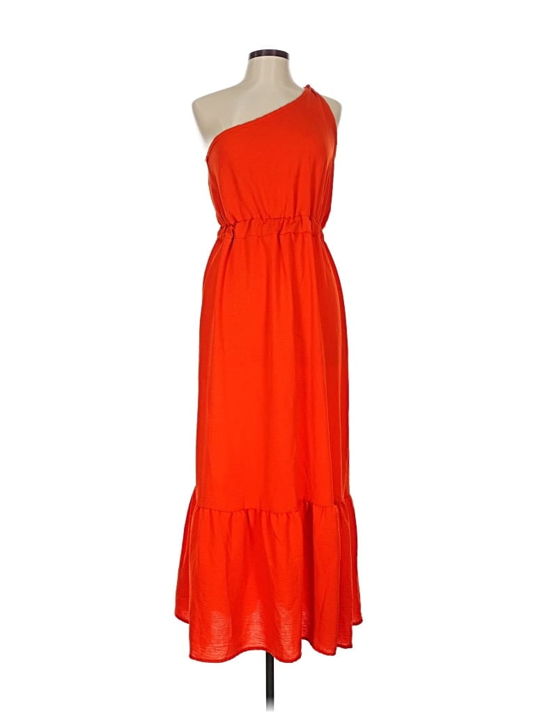 Pre-owned Rolla Coster Casual Dress In Orange