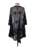 Eyeshadow 100% Polyester Black Cardigan Size XS - photo 2