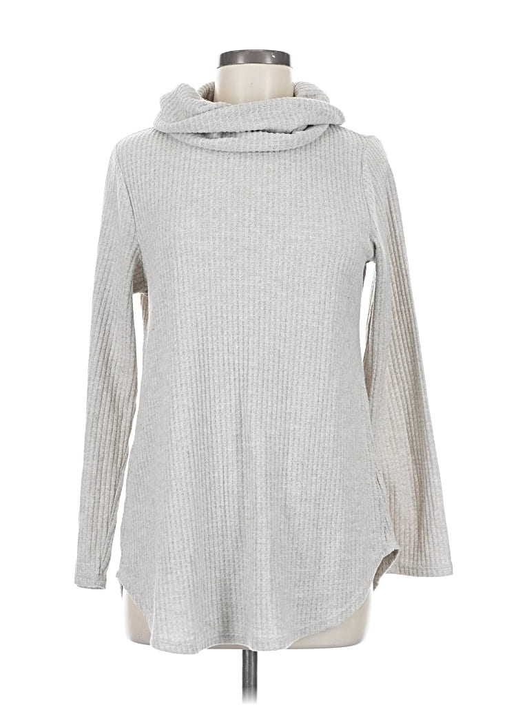 Pre-owned Sonoma Goods For Life Turtleneck Sweater In Gray