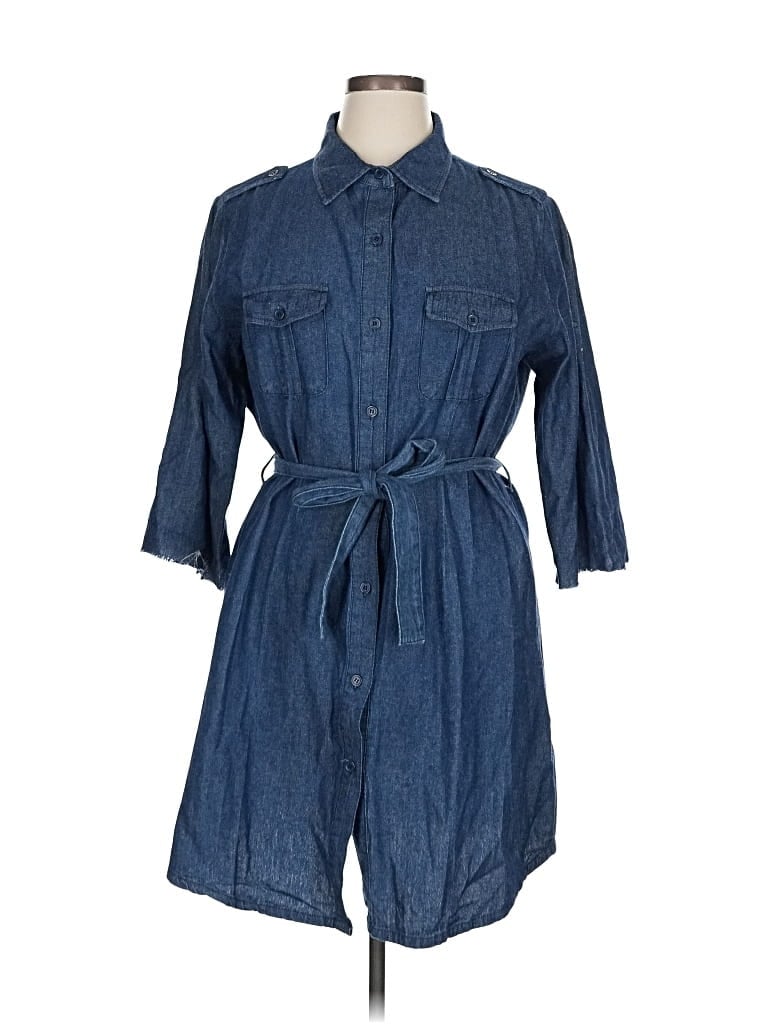 Pre-owned Derek Heart Casual Dress In Blue